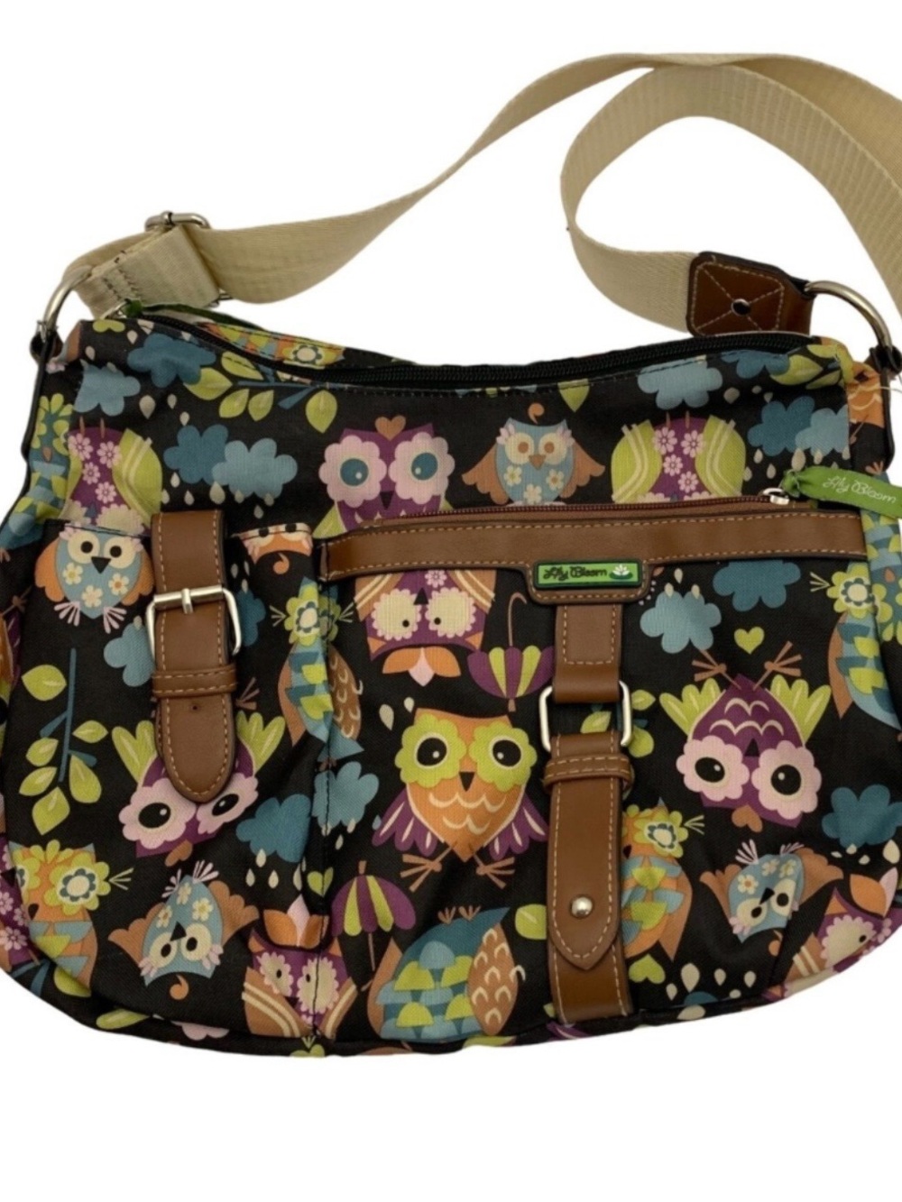 Lily Bloom What a hoot, Kathryn Hobo Crossbody Bag